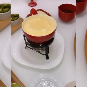 FONDUE DE QUEIJO RÁPIDO E PRÁTICO