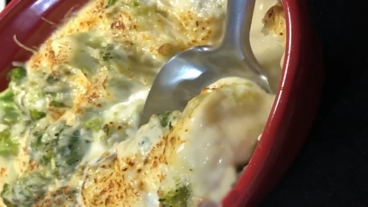 Receita de Couve-Flor e Brócolis gratinado