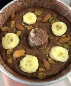 COMO FAZER BOLO DE CHOCOLATE COM BANANA NA AIRFYER RÁPIDO E FÁCIL