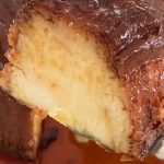 Pudim de leite feito na airfryer