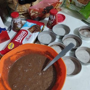 passo a passo de como fazer Pão de mel na Airfryer