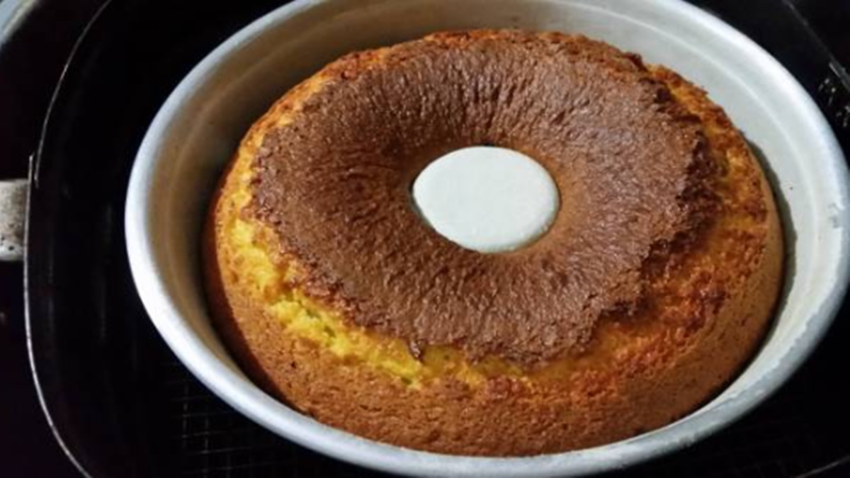 Bolo Fit na Airfryer