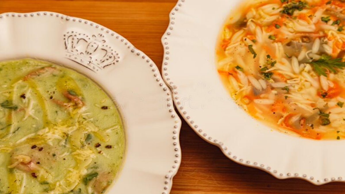 Receita de Caldo de Frango com Mandioca